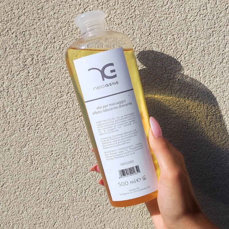 OLIO PER MASSAGGIO CORPO AD EFFETTO RIDUCENTE E DRENANTE