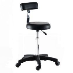 XANITALIA SGABELLO SMART BLACK CON SCHIENALE