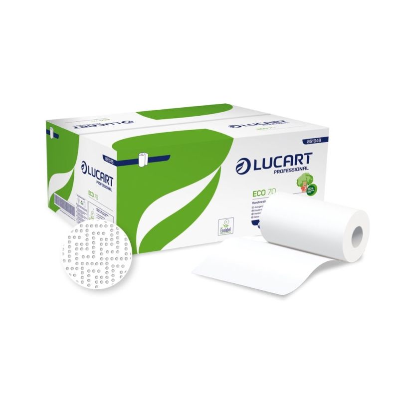 LUCART ECO 70 ASCIUGAMANI A ROTOLO ECO 12 CF