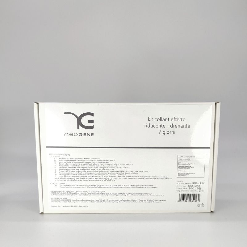 KIT COLLANT EFFETTO RIDUCENTE E DRENANTE BOX PER 7 GIORNI
